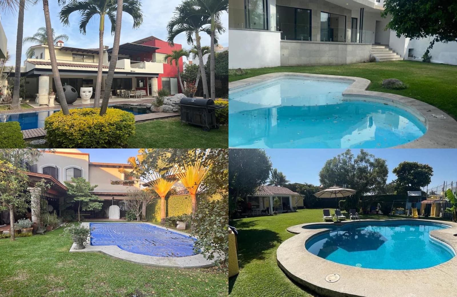 Selección de casas con jardín y alberca